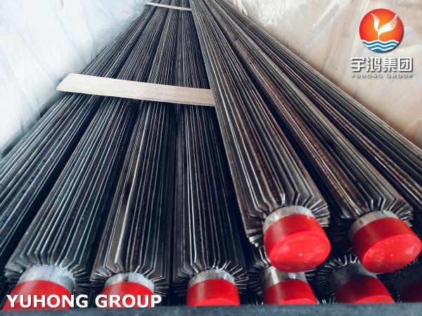 OEM Longitudinal Crimped Finned Aluminum Tubing API Certificated