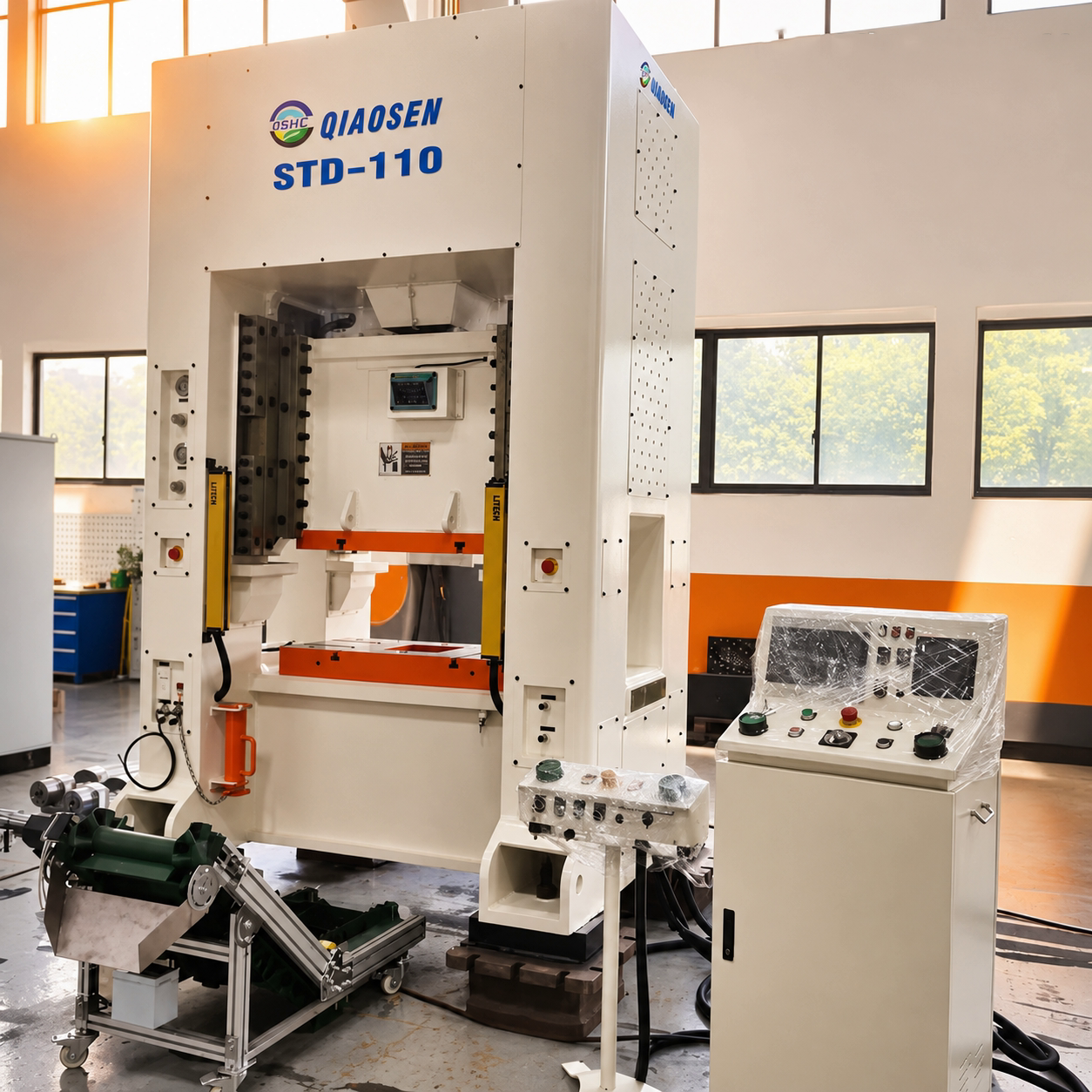 110 Ton Closed‑Point Servo Power Press Machine High Precision Stamping Press for Metal Sheet Stamping Auto Parts Manufacturing