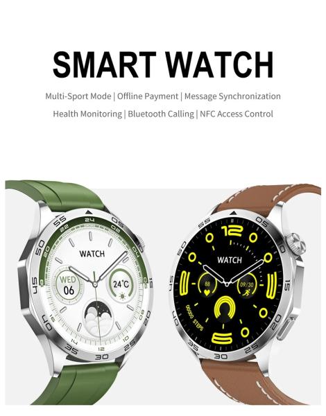 Man 4g Android Outdoor Fitness Watch GT4 Pro 360x360 Amoled Screen Heart Rate