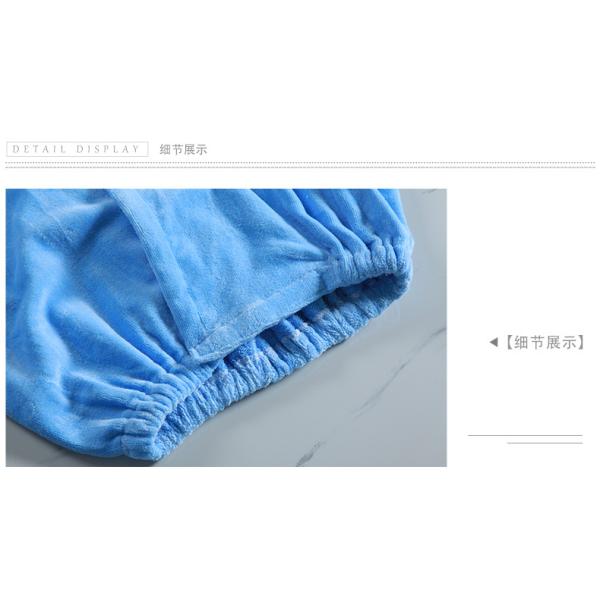 300-400г Унисексный хлопчатобумажный халат Полотенце Пижама Спа-халат Халат Профессиональный