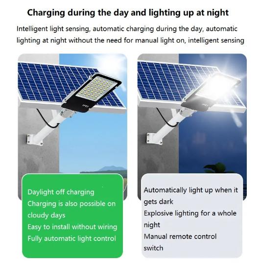 Solar Outdoor Light Household High Brightness Waterproof Courtyard Light High-Power LED Solar Street Light