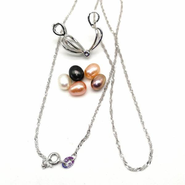 Amazing Birthday day pearl jewelry -DIY 5 pearls jewelry kit-wish pearl gift set