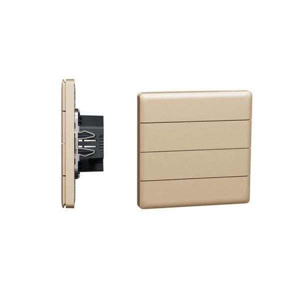Unica KNX Secure 8 Gang Push Button Panel NP16164_01WG Encrypted Smart Panel