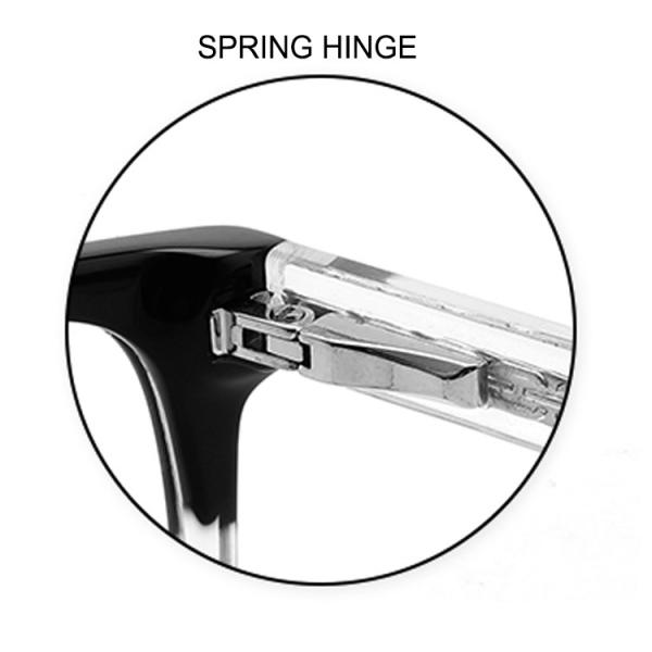 Women Men Cellulose Acetate Reading Glasses Square Spectacle Frame