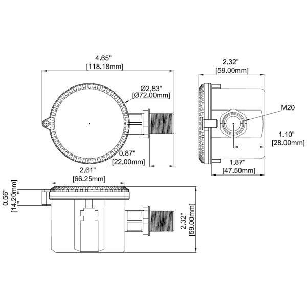 Waterproof UL Motion Sensor / MC609V RC D Led Security Lights Motion Sensor