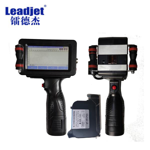 Handheld Expiry Date Inkjet Coding Machine 12.7mm DC 11.1V Power ISO Certificate