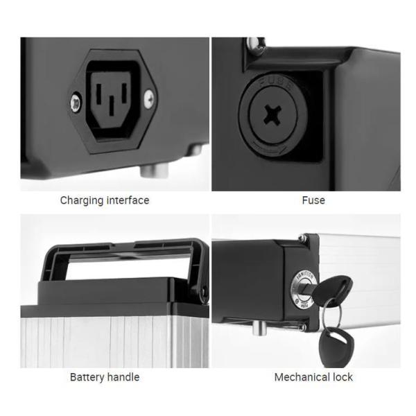 Серебряная батарея E Bike замена 48V для E-Go Wondervelo Hapex City Line