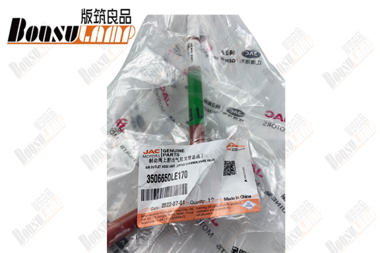 La unidad de manguera exterior de aire y la válvula de freno de cámara superior JAC N80 OEM 3506650LE170