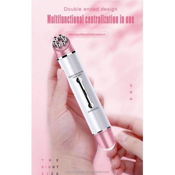 Rechargeable Eye Massager Pen with Radio Frequency for Dark Circles Reduction and Eye Fatigue Relief