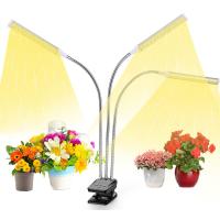 3 Tête réglable cou de poule Plein spectre pour les plantes de culture en intérieur Temps de floraison Dimmable