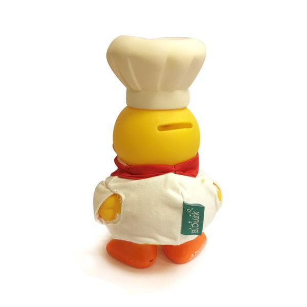 Wholesale Promotional Custom Personalized Kids Safe Plastic PVC Duck Shape Coin Slot Piggy bank