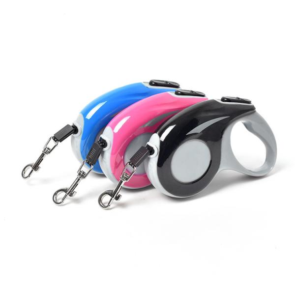 Colored Sublimation Automatic Retractable Dog Leash Heat Transfer Pet Leash Cat Leash 3M And 5M