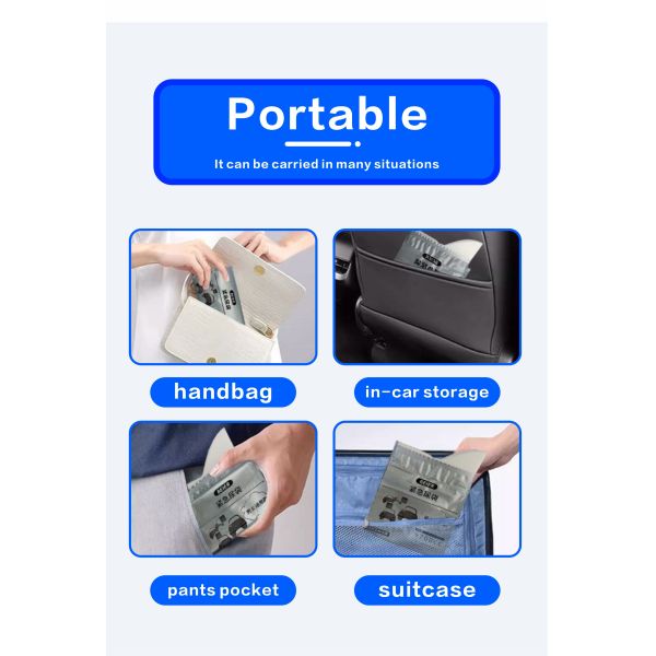 Compact-Folding Emergency Car Urine Bag - Reusable urinal bags - Budget-Priced Urinal Bagsl Camping Emergency Urinal Kits
