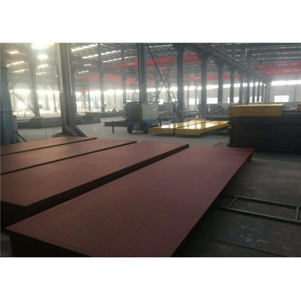 3*15m 120 Ton Electronic Lorry Weighbridge Anti Corrosion Painting Easy Assembly