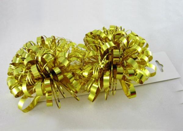 Silver Green Yellow Hand made Fancy Bows for Gift packing and Christmas decoration