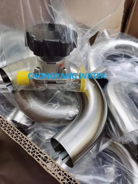 SS316L Diaphragm Valve Pneumatic Butterfly Vlave Water Treatment Distribution And Storage
