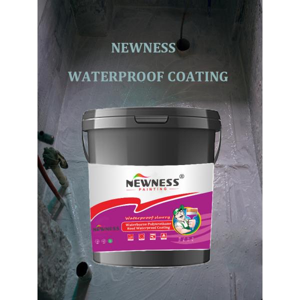 Acrylic PU Coating for Waterproofing Concrete Roofs CE/Reach Marked Solvent Based