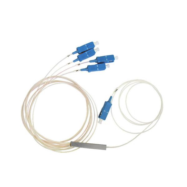 diviseur en acier de PLC du tube 1x4 avec l'OEM de diamètres du connecteur 0.9mm