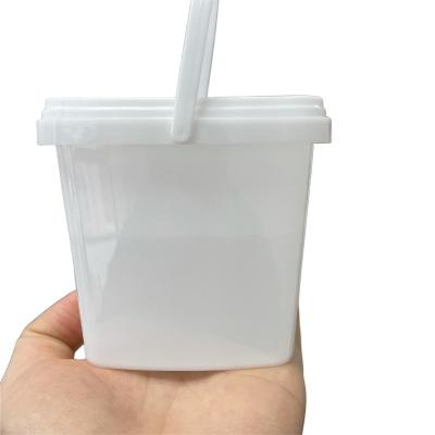 Square Plastic Pail Container for Minerals 3L to 20L Industrial Applications