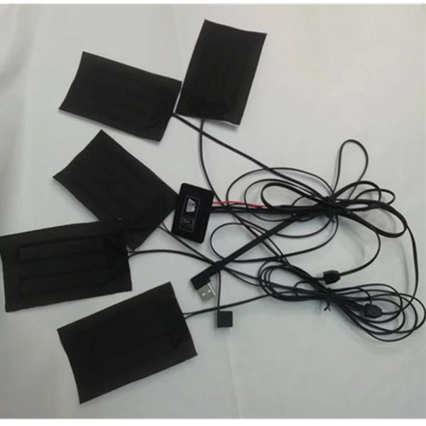 Blanket Clothes Heating Pads 5pcs Each 7x11cm 5 In One 5V USB Heat Pad For Vest