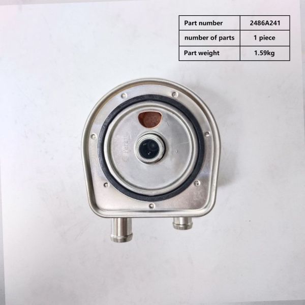 2486A241 Oil Cooler Perkins High Performance ISO9001 With Iron Material