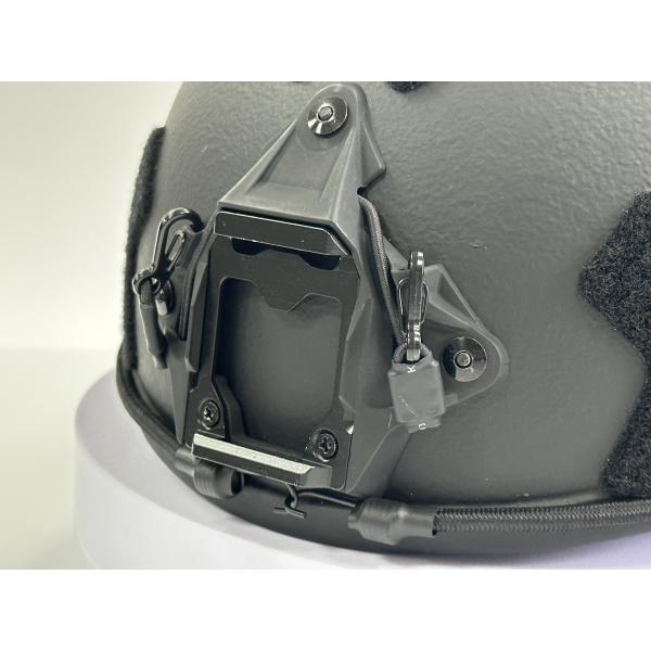 Tactical Ballistic Helmet NIJ IIIA UHWPE Black Color For Men Tactical Military Training