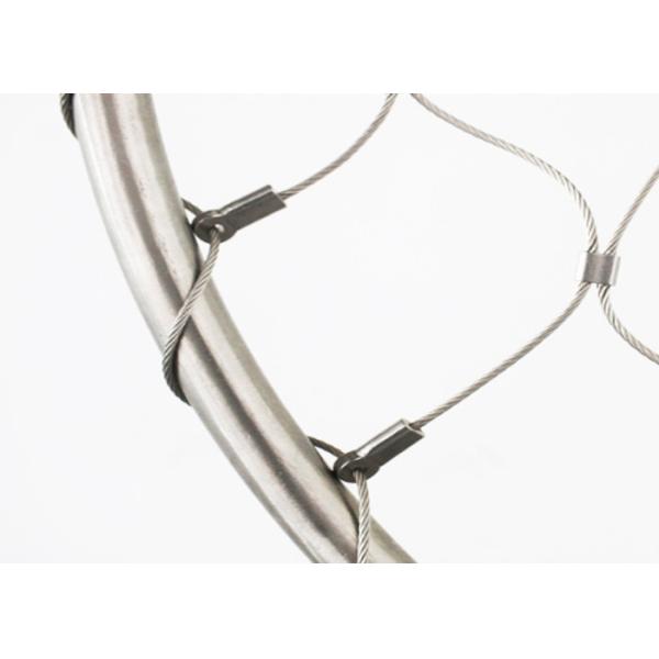 Ferrule Stainless Steel Diamond Mesh Wire Mesh SS 316 Inox Wire Cable Net 60x60mm