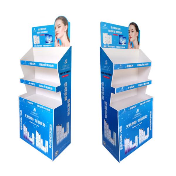 Eco-friendly Custom Logo Plastic Shoe Rack Organizer for Metal Paper Display Stand