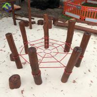 Red que sube modificada para requisitos particulares de la cuerda de la red de la araña de los tamaños para el patio de los niños