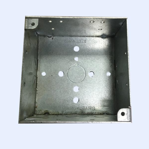 Octagon Prefabricated Conduit Metal Box Extension Ring 1.60mm Thickness
