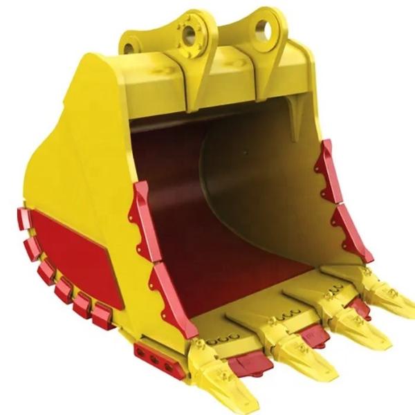 Yellow/Black Heavy-duty Rock Bucket for PC1250 R1200 EX1200 HD Machinery Repair