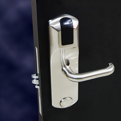 L7208-M1 Indoor Electronic Hotel Locks ID Card Or MIFARE-1 Card ANSI Mortise
