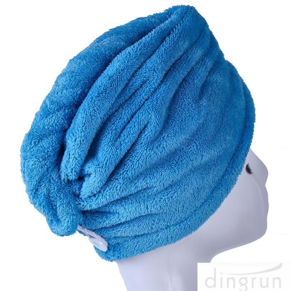 Super Absorbent Fast Drying Microfiber Hair Turban Towel Wrap