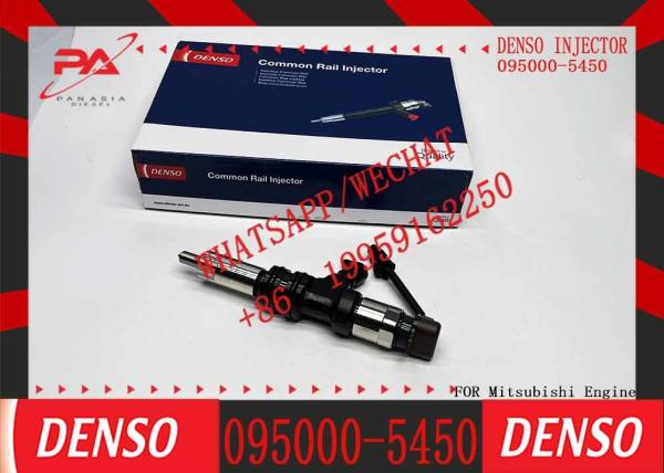 inyector de combustible diesel 095000-5450 ME302143 inyector para Fuso Mitsubishi 6M60, 6M60T, 6M60-T1 inyector de tren común 095000-