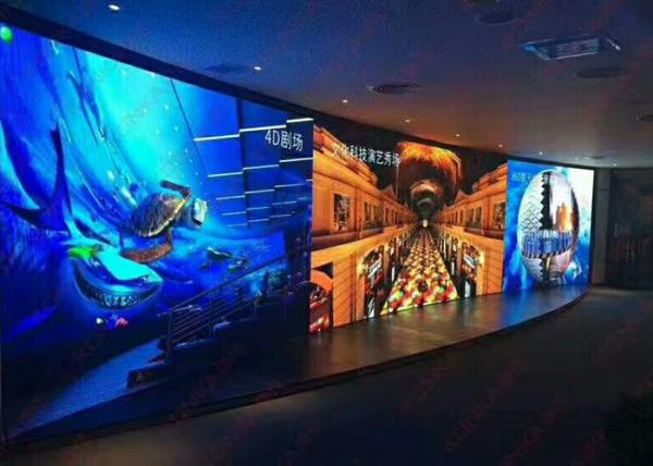 1500cd/Sqm Rental LED Display SMD2121 P4 IP43 Waterproof
