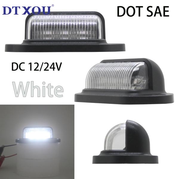 66*22MM Universal Car Fitment Auto Rear License Lamp Light E-mark LED License Plate Lamp