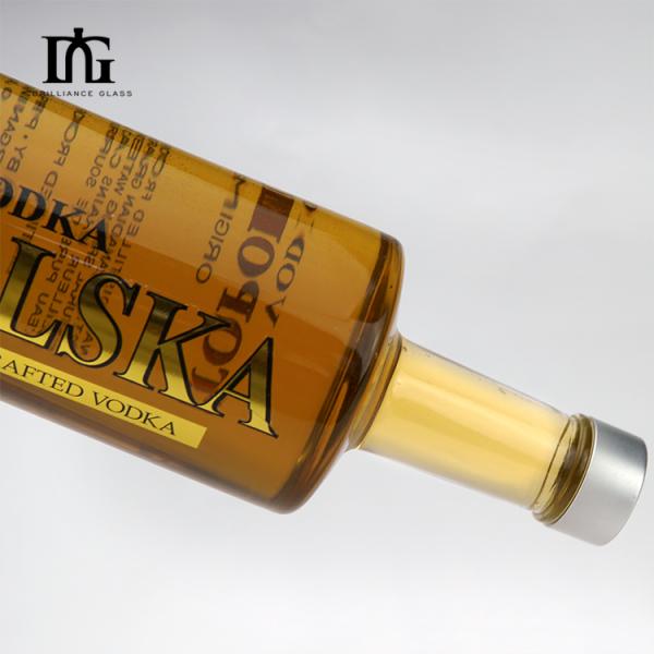 500ml 700ml 750ml 1000ml Glass Bottle Tequila Vodka Whiskey Bottle Base Material Glass