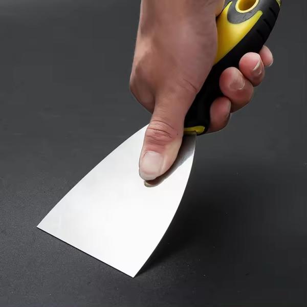 Construction Tool Stainless Steel Scraper Cleaning Knife Shovel Putty Spatula with Hammer end