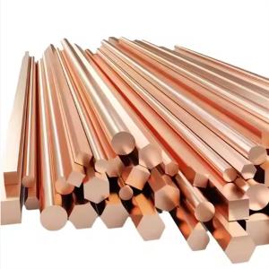 Thermal Conductivity Copper Round Rod 0.5-5kg/M DIN 17672 Certified