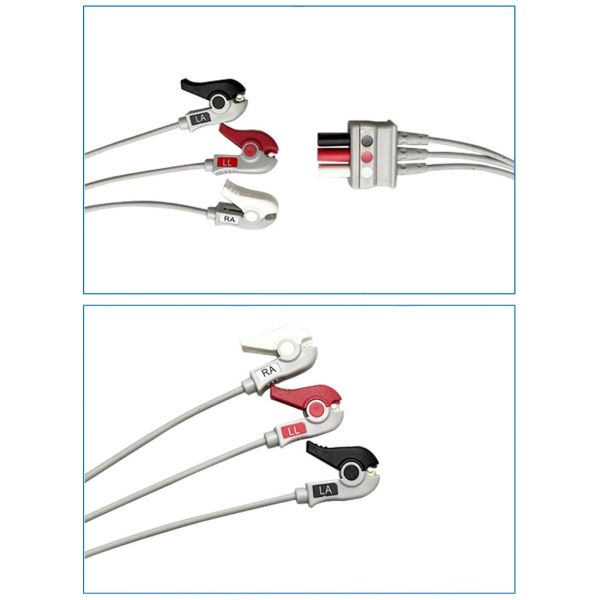 Patient Monitor Compatible PM6800 T5 T6 T8 TECG Trunk Cable and Leads Medical Consumables CE Certified Class I 0.9M