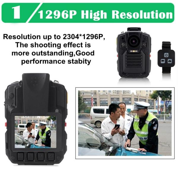 Câmera do corpo da visão noturna de 33 Megapixel, câmera Ambarella A7L50 do corpo do agente de segurança