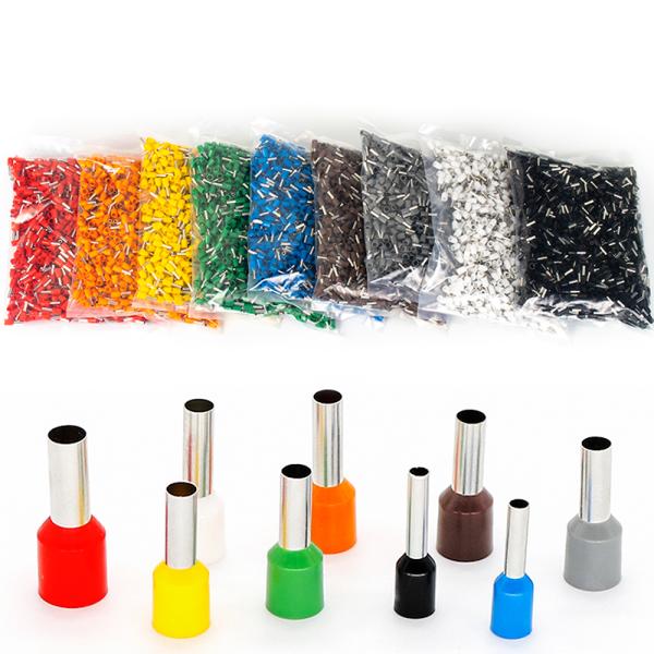 E1508 aisló el tubo de cobre aislado de la encrespadura de los terminales de las virolas del alambre pre -