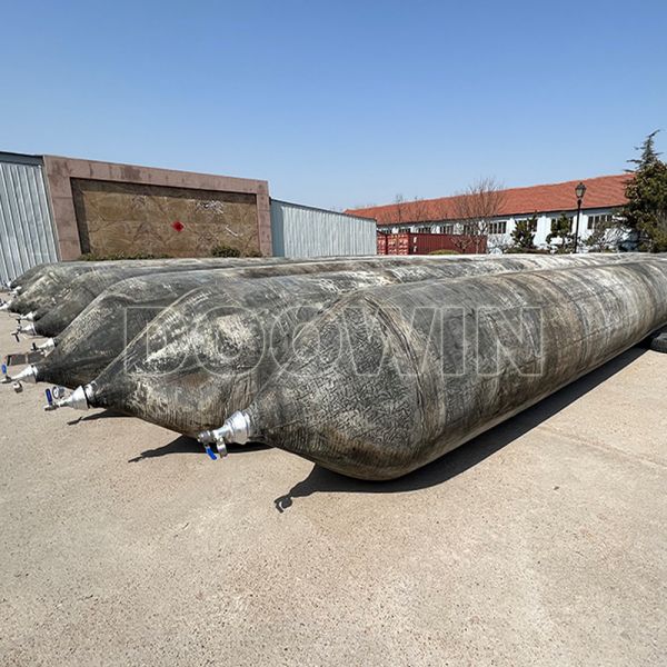 Rubber Vulcanizer Boat Lift Air Bags Ship Launching / Landing Airbag