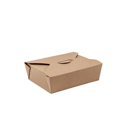 Cheiro seguro de Oilproof da caixa de papel de recipiente de alimento da micro-ondas descartável não