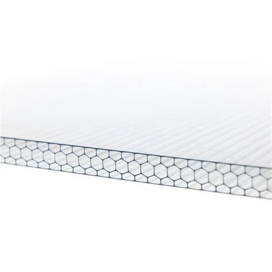 Honeycomb Plastic Polycarbonate Plastic Sheets 20mm Colored Anti UV