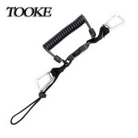 Sécurité Flexible à libération rapide Scuba Diving Coil Lanyard Pour les accessoires d'équipement sous-marin