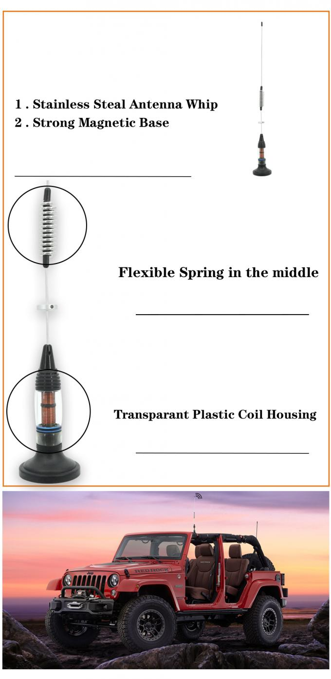 IP67 waterproof VHF UHF Outdoor Car Antenna 27MHz UHF CB Antennas HT-C875