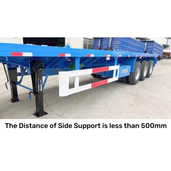 TITAN 3 Axle Semi Trailer Flat Bed Semi Trailer for Sale
