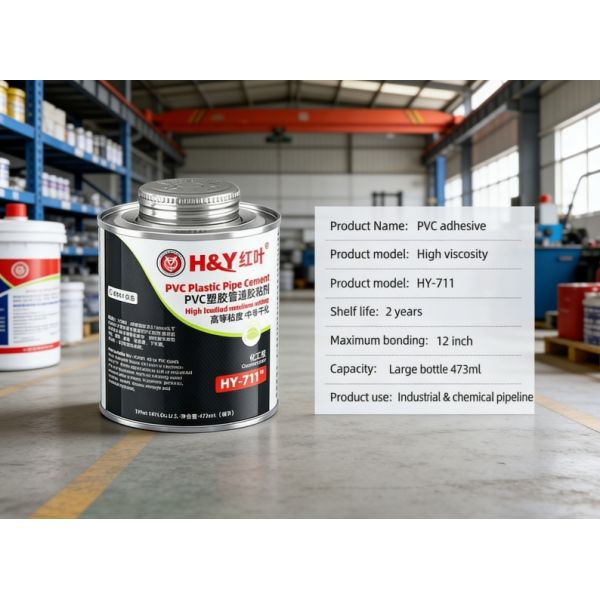 Oem Customized High Viscosity Pvc Pipe Solvent Cement Glue For Industrial Pipeline