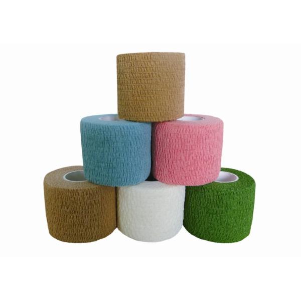 Vendaje elástico cohesivo del algodón médico impermeable de la cinta